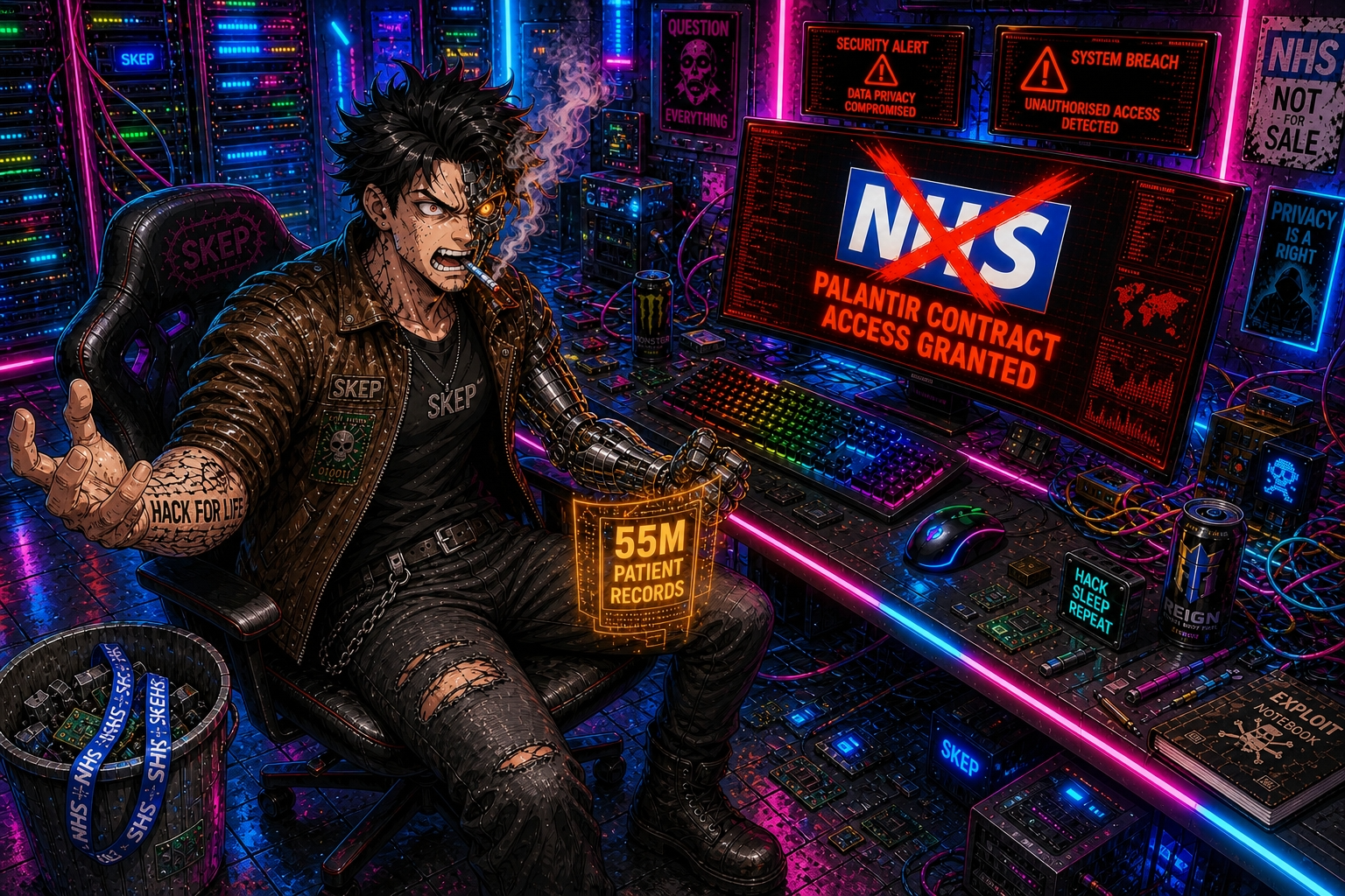 Skep reacts to Palantir's NHS contract — Parliament calls it an unacceptable risk but the government hasn't moved